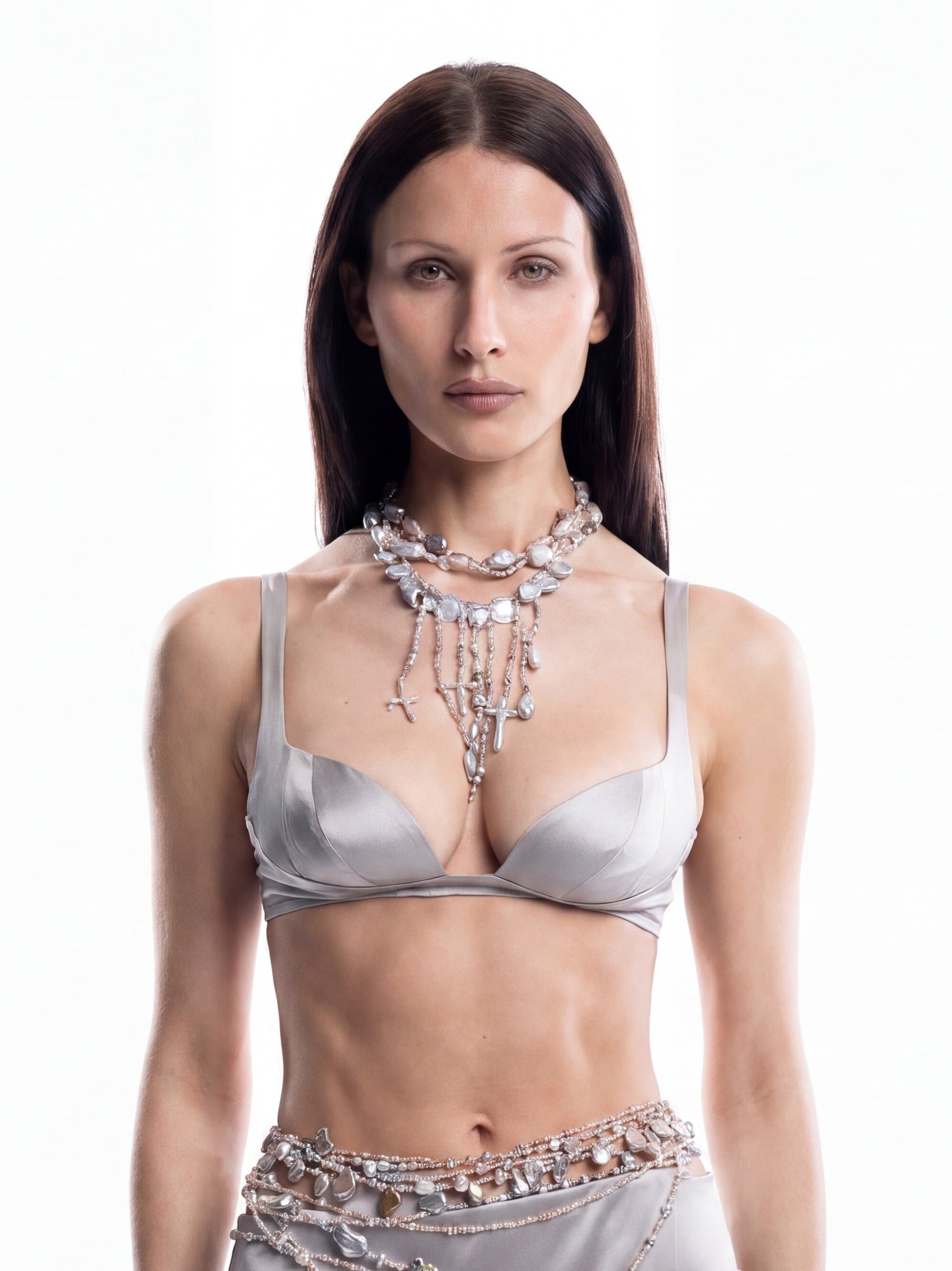 Mother of Pearl Drip Choker