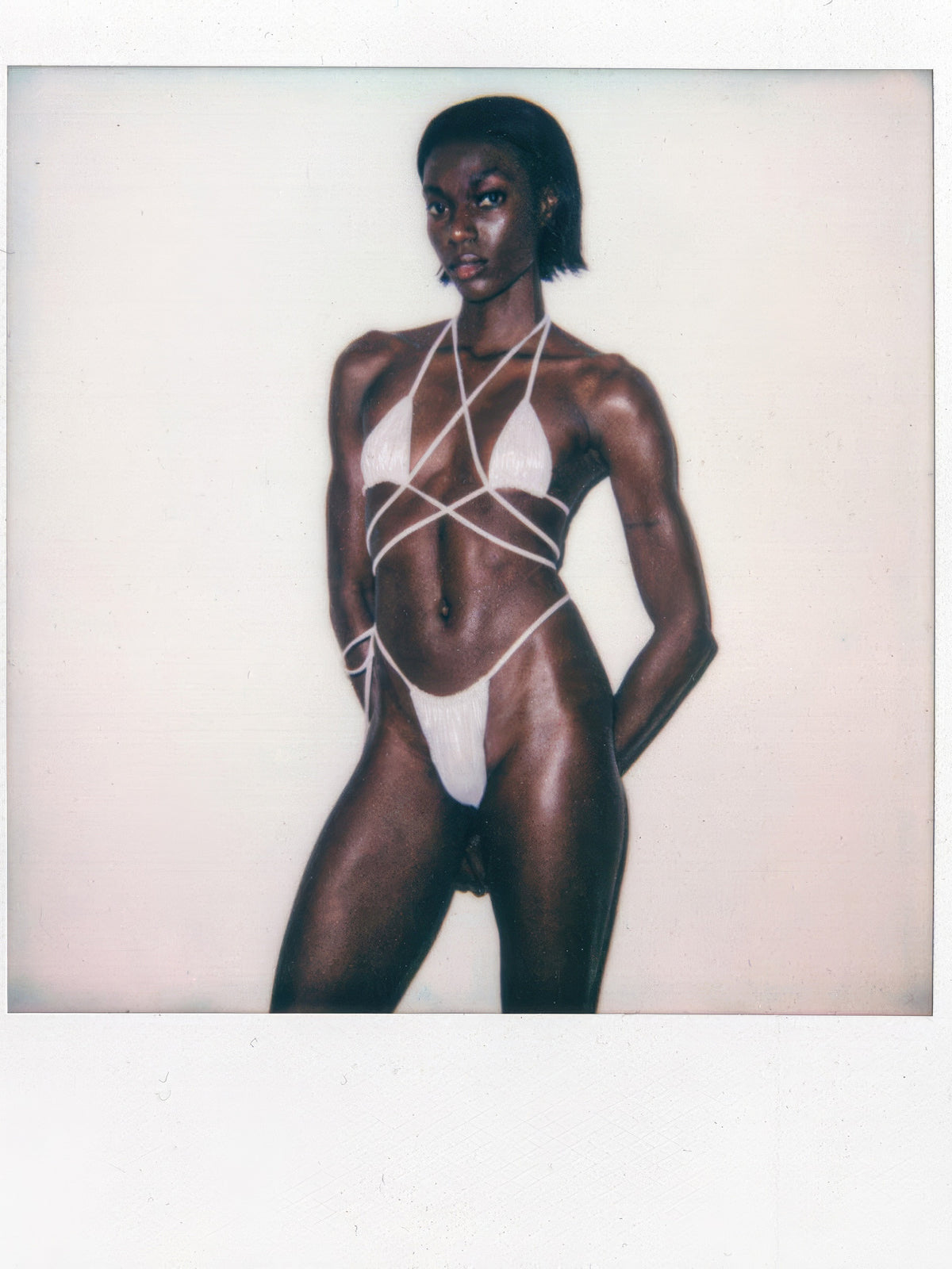 Swim String Bottom — Silver